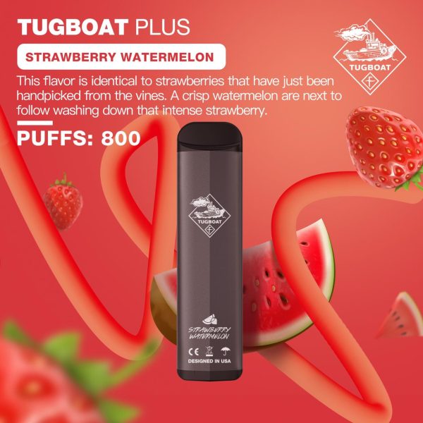 Tugboat plus strawberry watermelon