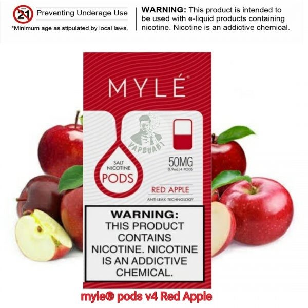 Myle V4 Magnetic Pods Red Apple