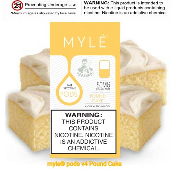 Myle V4 pods Pound Cake