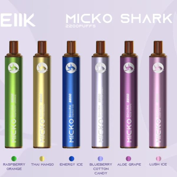 Veiik-Micko Shark Disposable 2200 Puffs .
