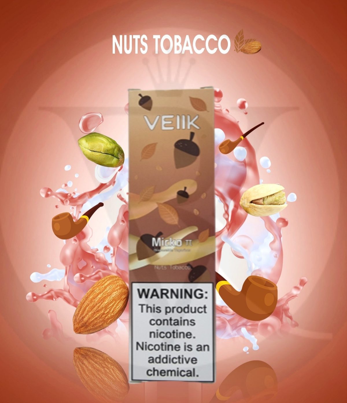 Veiik micko tt disposable nuts tobacco