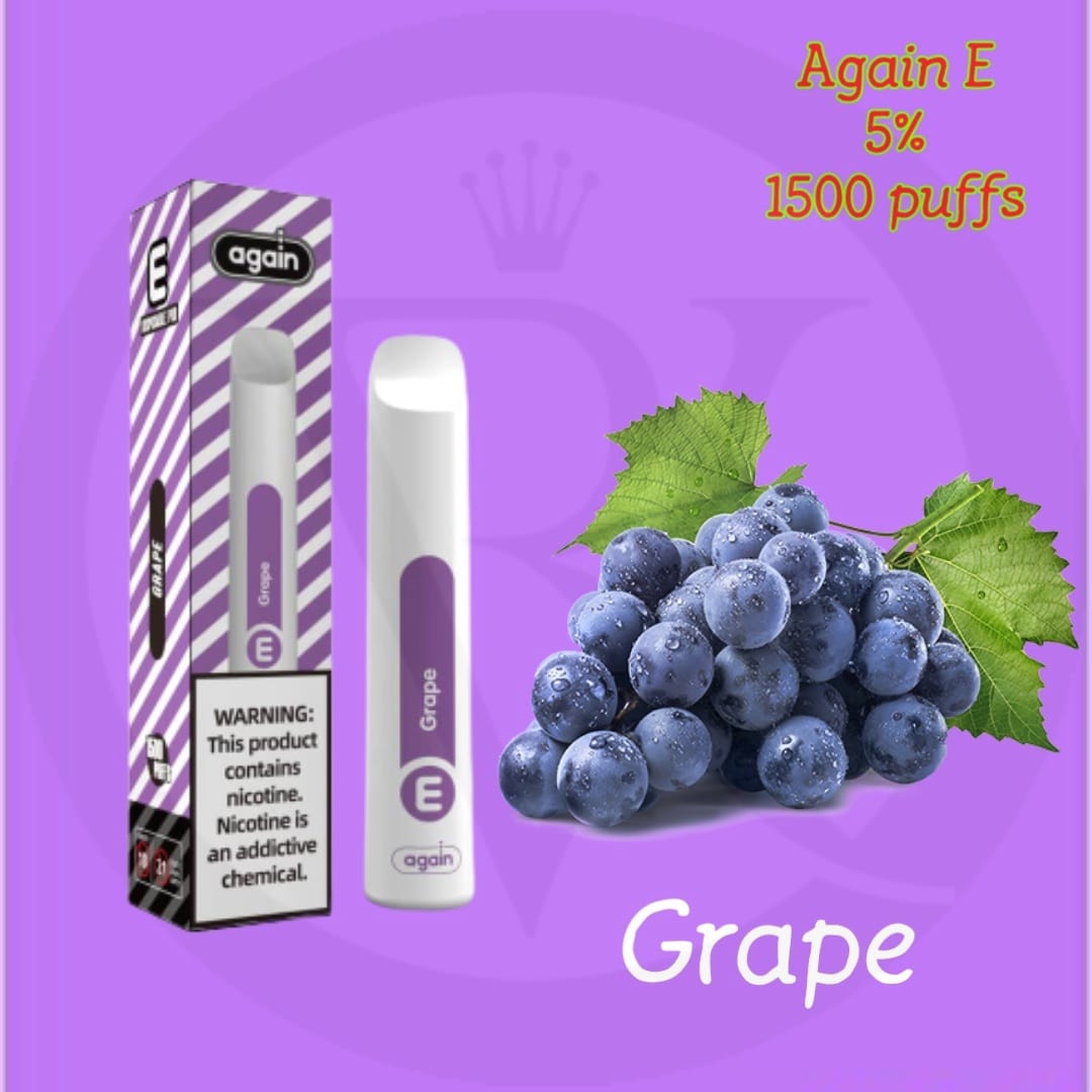 Again E disposable Grape