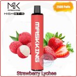 Maskking High GTS 2500 Puffs- Strawberry Lychee