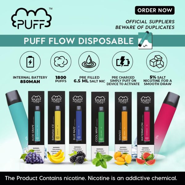 Puff Flow Disposable 1800 Puffs