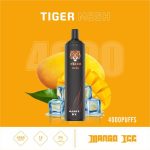 Tiger Mesh Disposable Vape 4000 Puffs- Mango Ice
