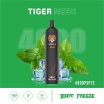 Tiger Mesh Disposable Vape 4000 Puffs- Mint freeze
