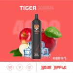 Tiger Mesh Disposable Vape 4000 Puffs- Sour Apple