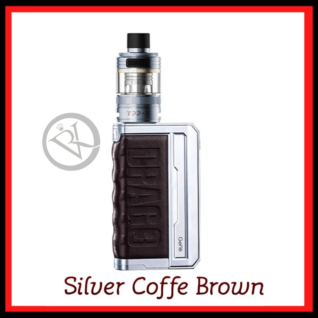 VooPoo Drag 3 TPP X Kit - Silver Coffe Brown