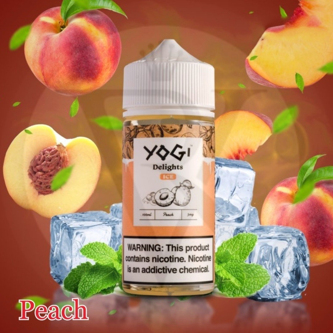 peach ice by yogi delights
