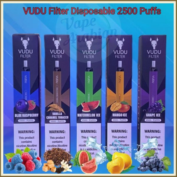 VUDU Filter Disposable 2500 Puffs