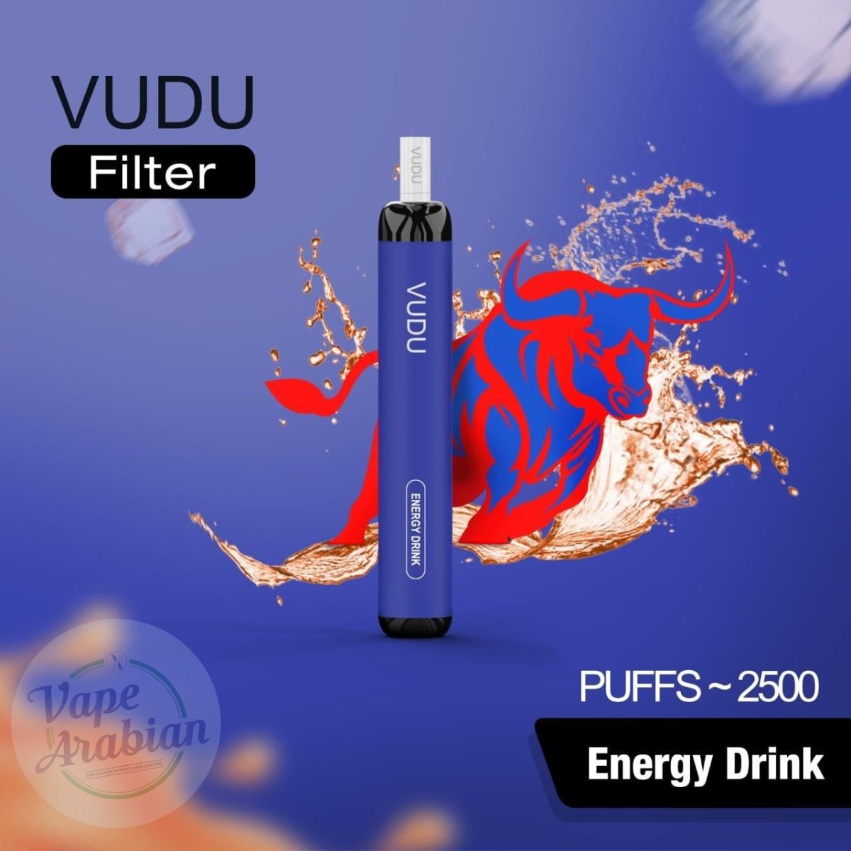 VUDU Filter Disposable 2500 Puffs- Energy Drink