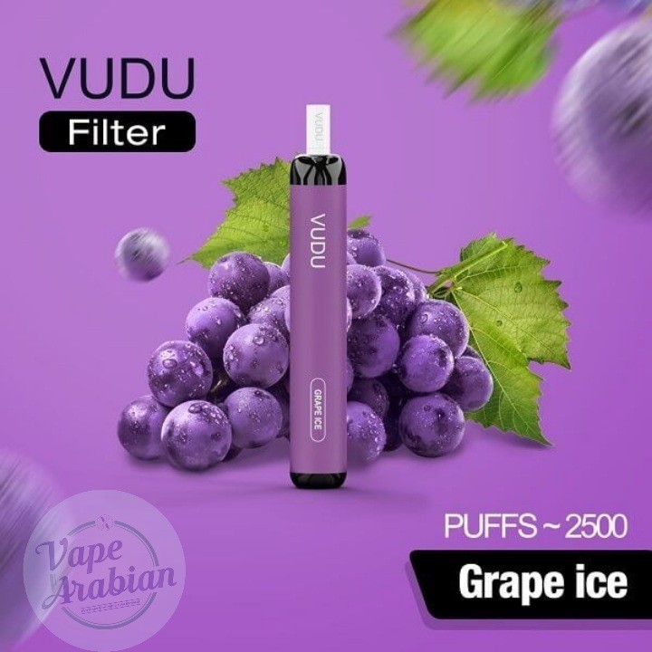 VUDU Filter Disposable 2500 Puffs- Grape Ice