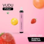 VUDU Filter Disposable 2500 Puffs- Strawberry Bubblegum