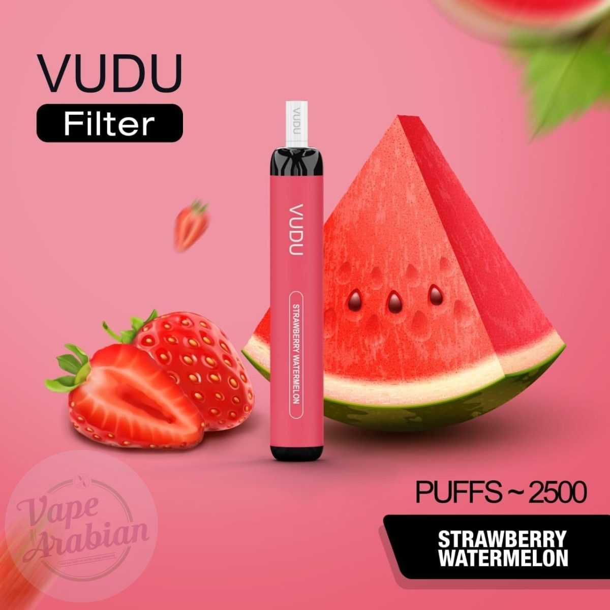 VUDU Filter Disposable 2500 Puffs- Strawberry Watermelon