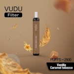 VUDU Filter Disposable 2500 Puffs- Vanilla Caramel tobacco