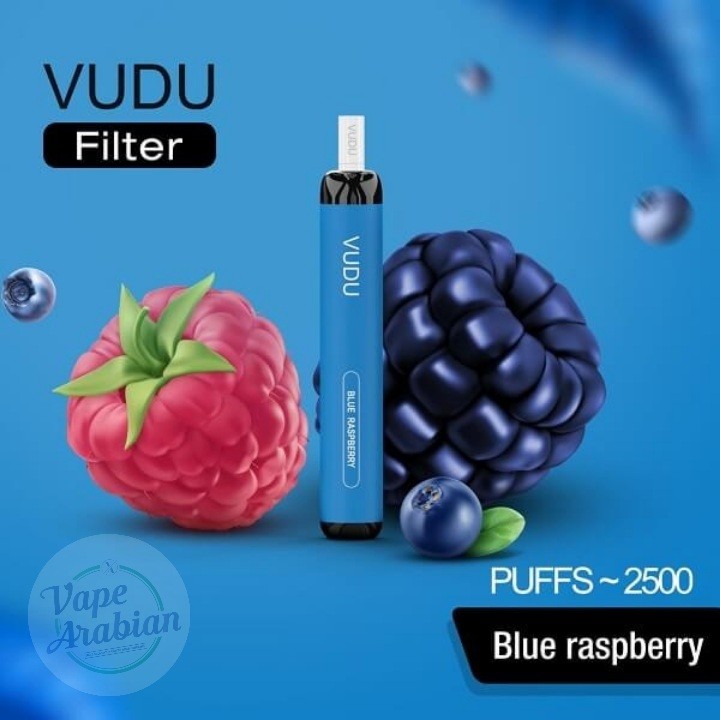 VUDU Filter Disposable 2500 Puffs- Blue Raspberry