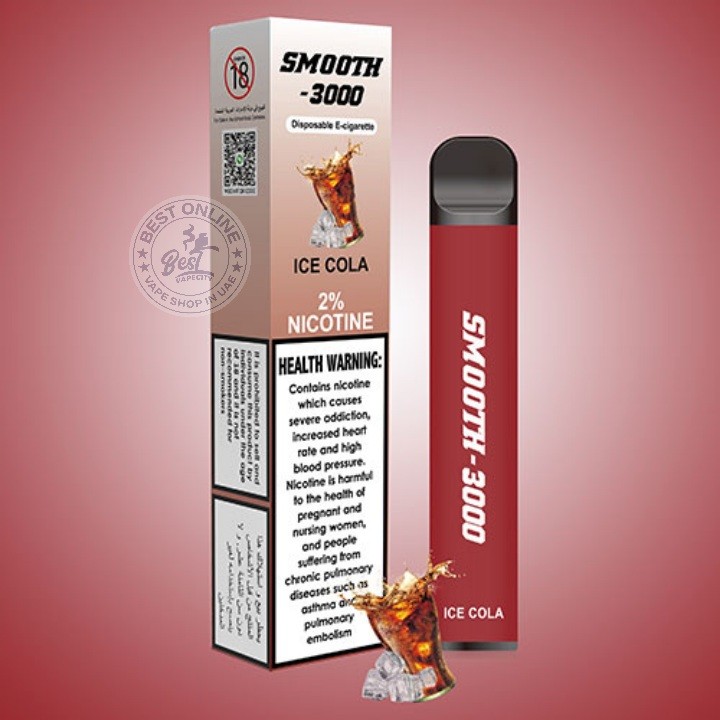 Smooth 3000 Puffs Disposable Vape- Ice Cola