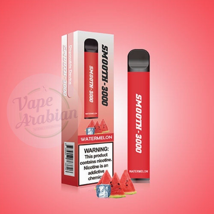 Smooth 3000 Puffs Disposable Vape- Watermelon Ice