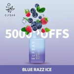 ELF Bar 5000Puffs Disposable Vape- Blue Razz Ice