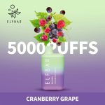 ELF Bar 5000Puffs Disposable Vape- Cranberry Grape