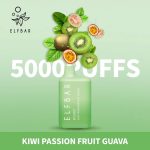 ELF Bar 5000Puffs Disposable Vape- Kiwi Passion Fruit Guava