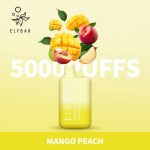ELF Bar 5000Puffs Disposable Vape- Mango Peach