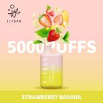 ELF Bar 5000Puffs Disposable Vape- Strawberry Banana