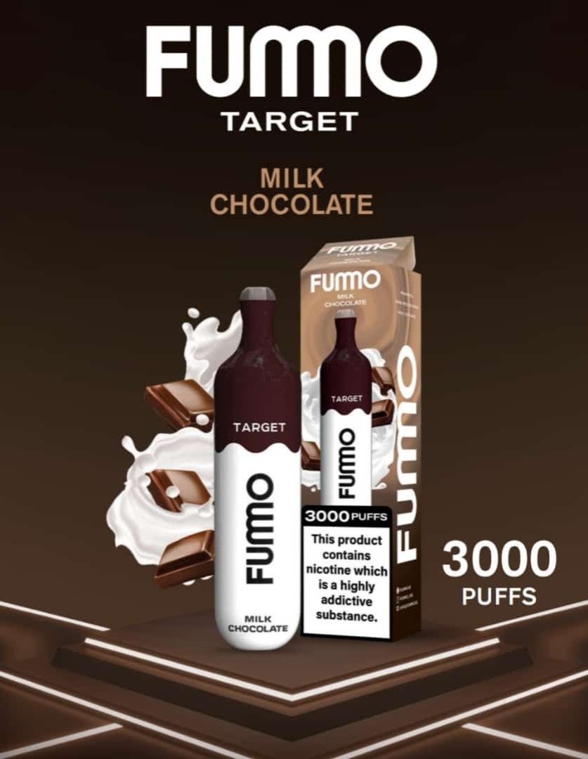 Fummo Target Disposable 3000 Puffs- Milk Chocolate