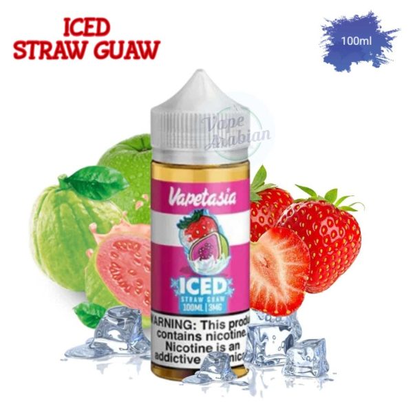 iced straw guaw by vapetasia 100ml