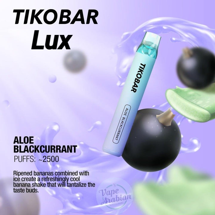 Tikobar Lux Disposable Pods 2500 Puffs- Aloe Blackcurrant