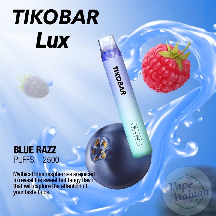 Tikobar Lux Disposable Pods 2500 Puffs- Blue Razz