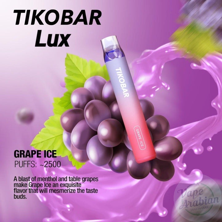 Tikobar Lux Disposable Pods 2500 Puffs- Grape Ice