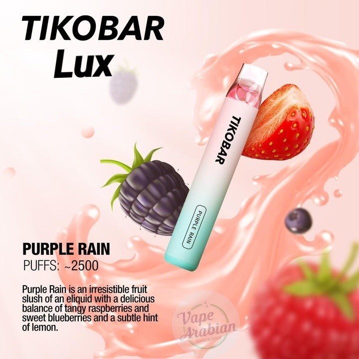 Tikobar Lux Disposable Pods 2500 Puffs- Purple Rain