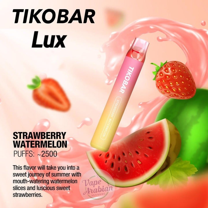 Tikobar Lux Disposable Pods 2500 Puffs- Strawberry Watermelon