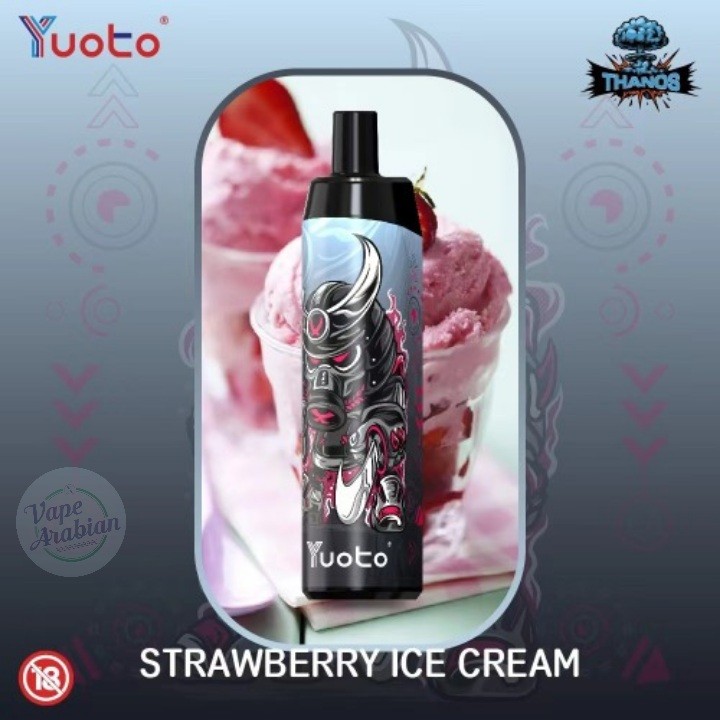 Yuoto Thanos Disposable pod 5000 Puffs- Strawberry Ice Cream