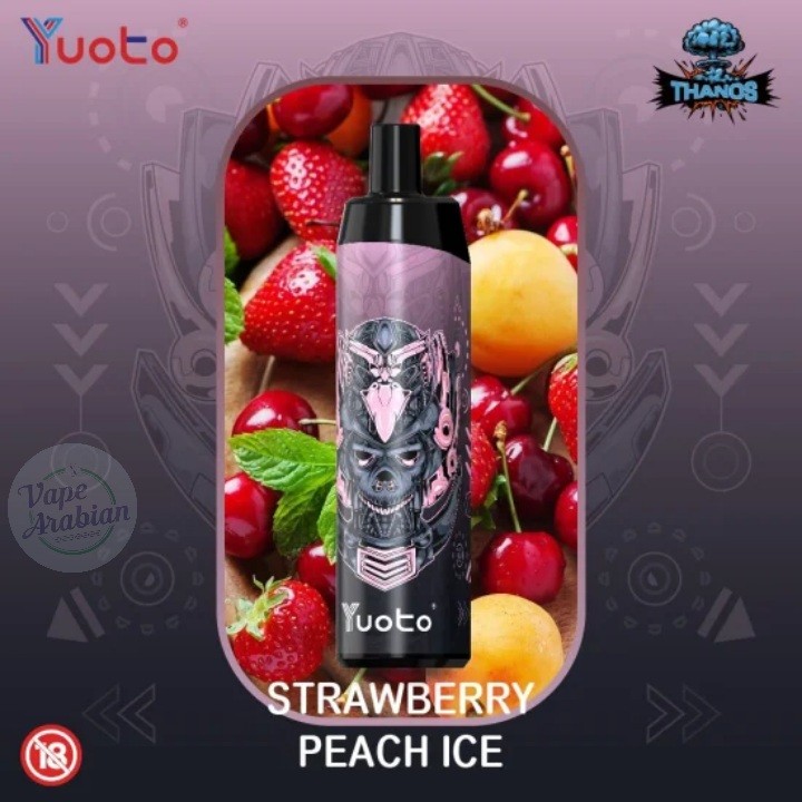Yuoto Thanos Disposable pod 5000 Puffs- Strawberry Peach Ice
