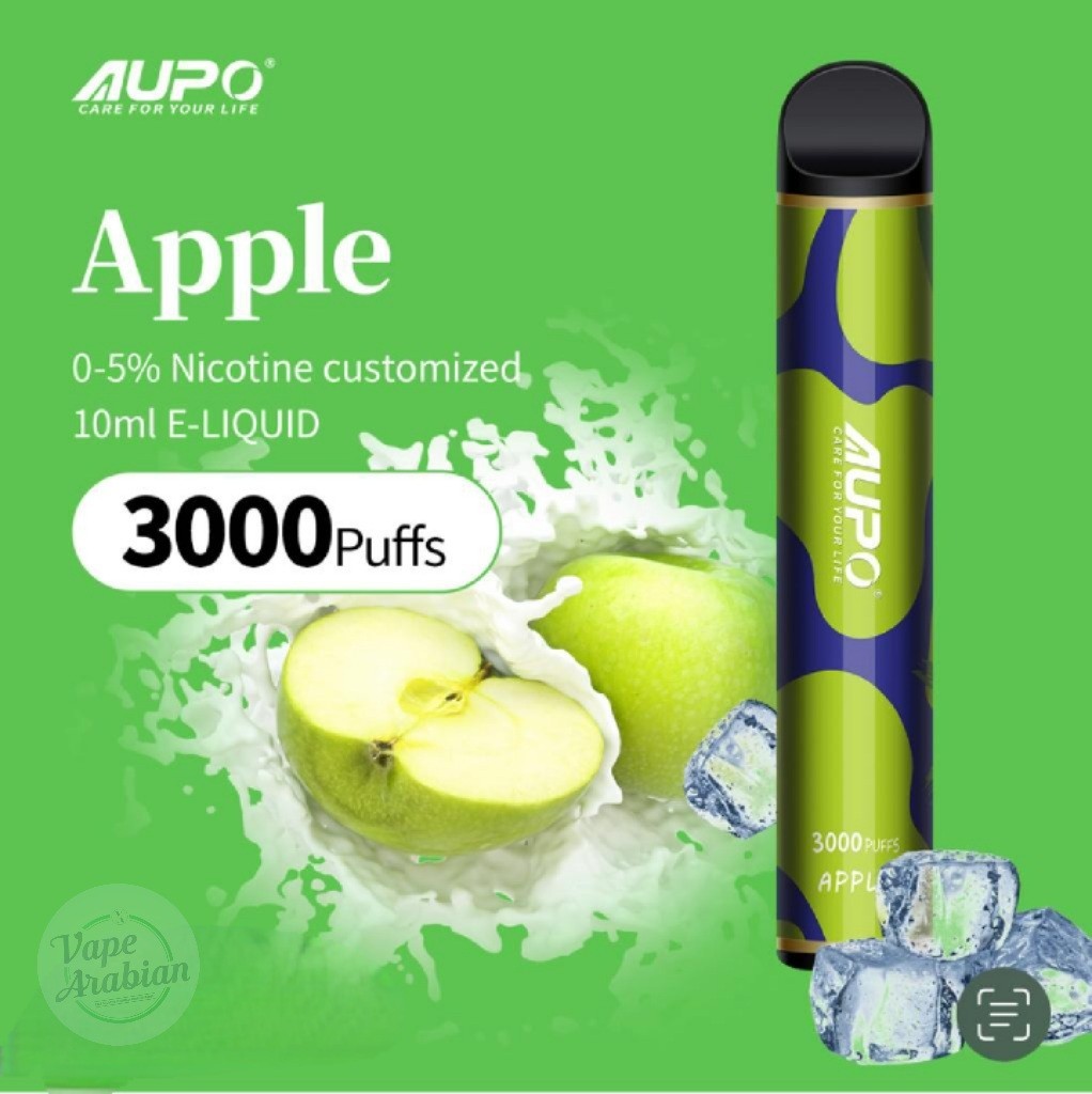 Aupo 3000 Puffs Disposable Pod- Apple Ice
