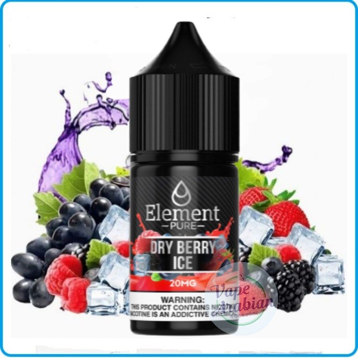 dry berry ice by element pure salt 30ml
