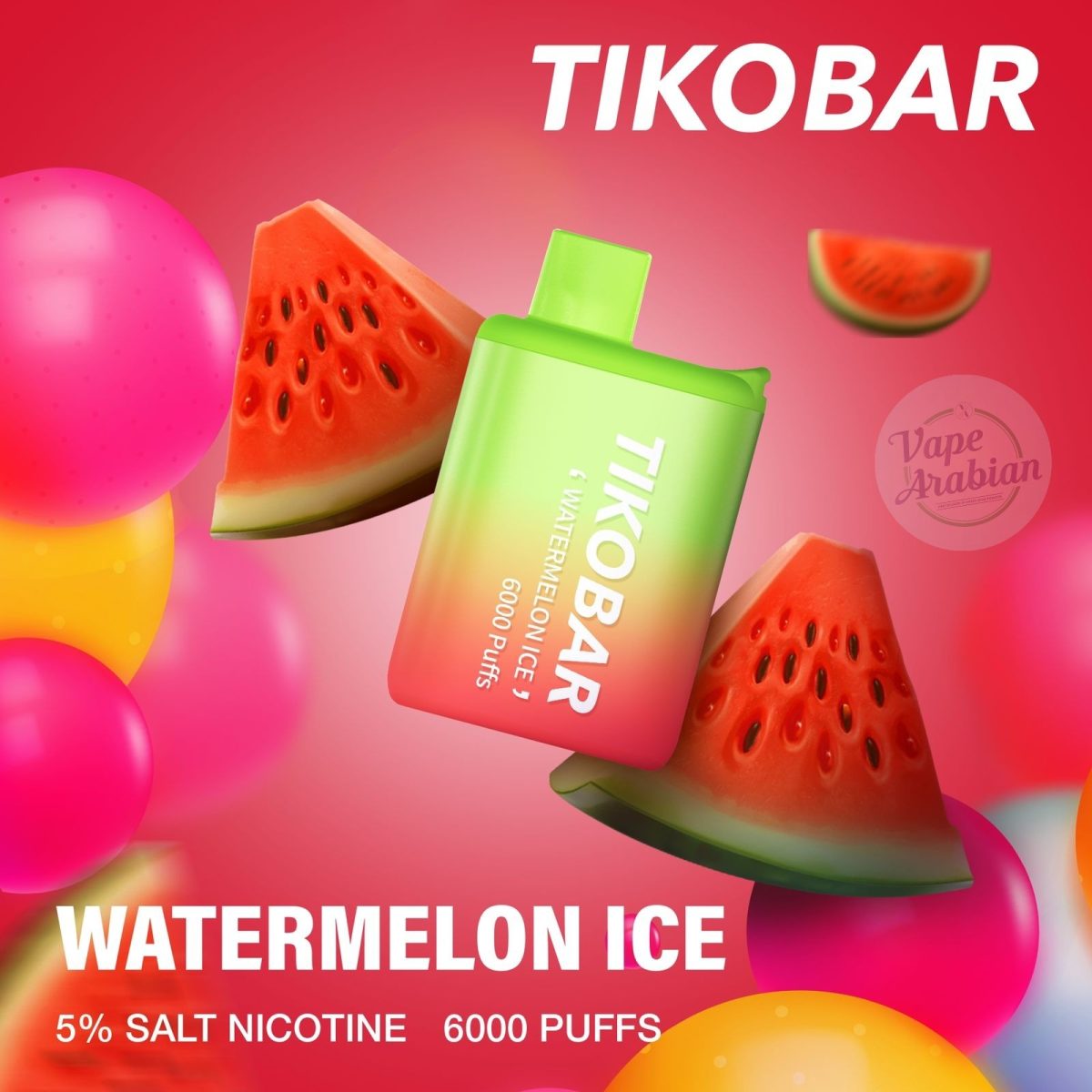 Tikobar disposable pod 6000puffs- Watermelon Ice