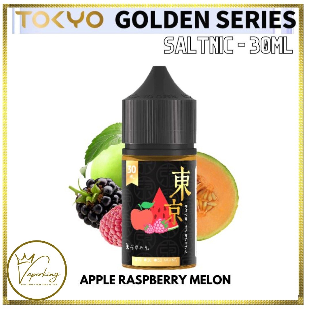 Tokyo Golden Series Salt Nic- Apple Raspberry Melon