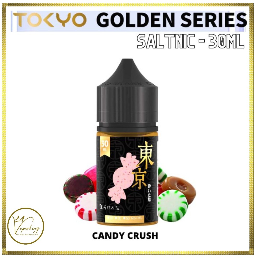 Tokyo Golden Series Salt Nic- Candy Crush