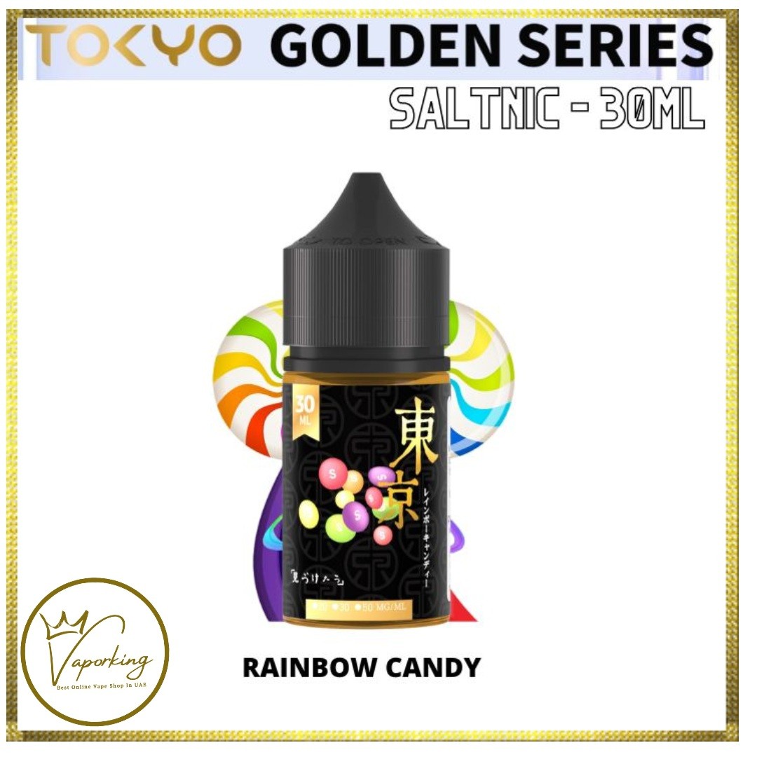 Tokyo Golden Series Salt Nic- Rainbow Candy