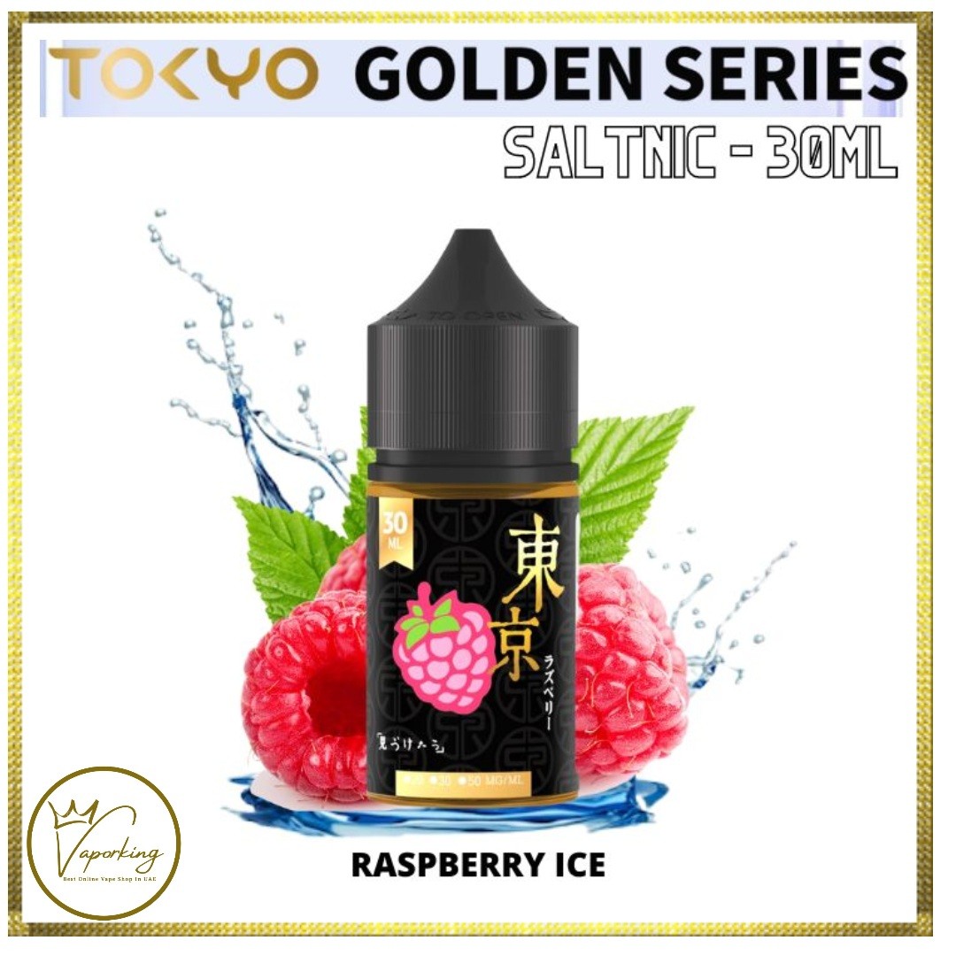 Tokyo Golden Series Salt Nic- Raspberry Ice
