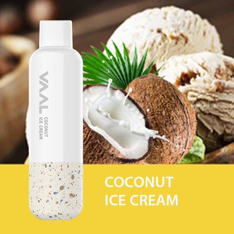 VAAL Rechargeable 4500 Puffs Disposable Kit Coconut Ice Cream