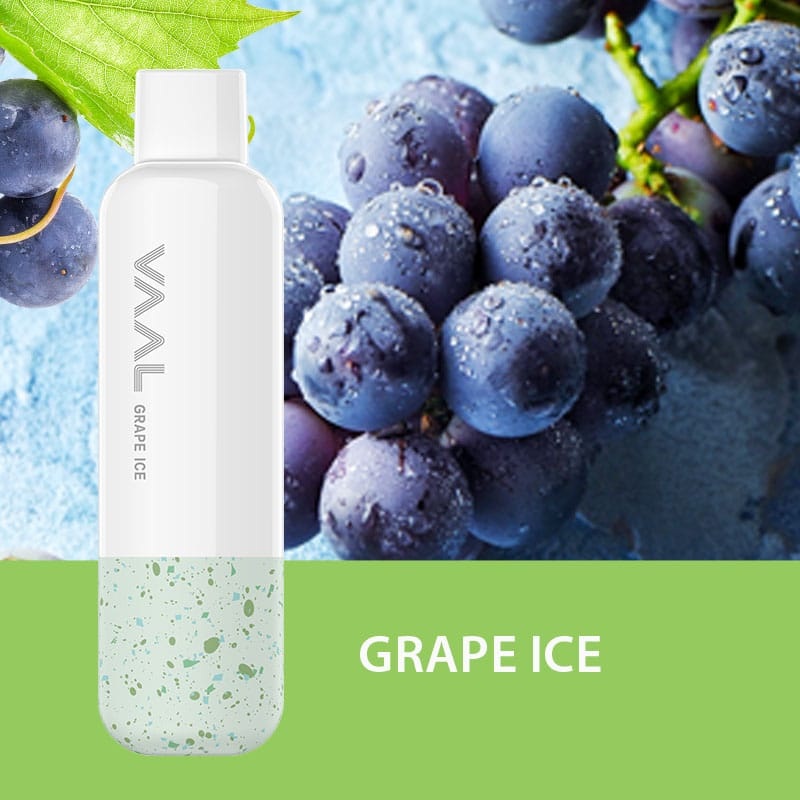 VAAL Rechargeable 4500 Puffs Disposable Kit Grape Ice