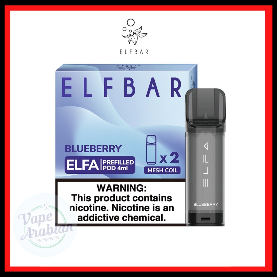 Elf Bar Elfa Prefilled Pods 2 in Pack 4ml In UAE