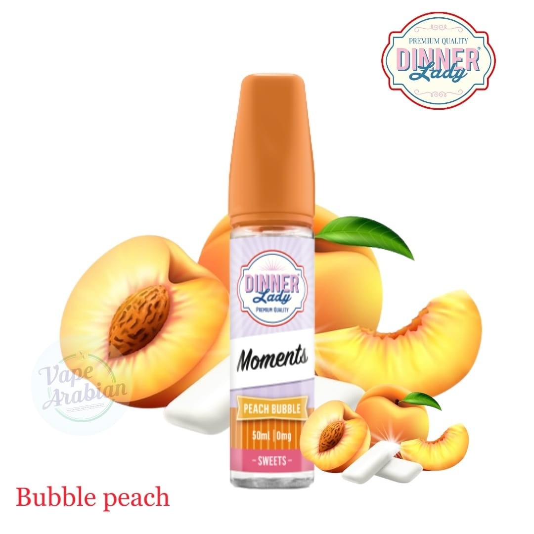 peach bubble by dinner lady moments