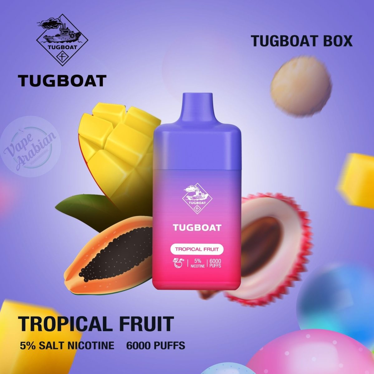 TUGBOAT BOX Disposable Vape 6000 Puffs In UAE