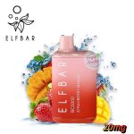 Elf Bar Bc5000 Disposable Vape 20mg- Strawberry Mango