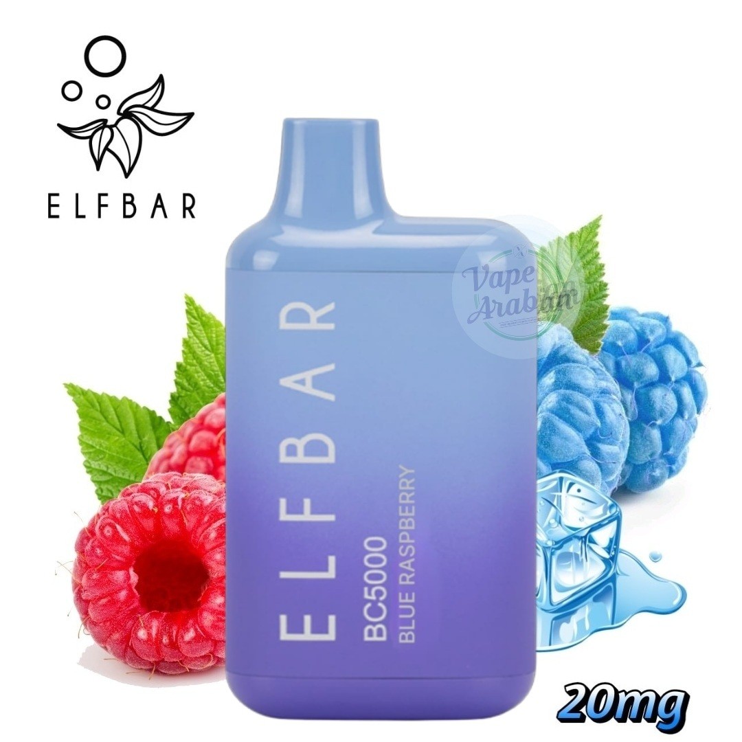 Elf Bar Bc5000 Disposable Vape- Blue Raspberry